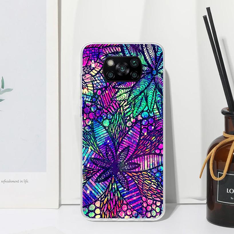 Mandala Sunflower Mandala Phone Case For Xiaomi Poco X7 X6 X5 M7 M8 Pro F7 Ultra Redmi 15C 15 13C 13 12C 12 10 10C 10A Art Funda