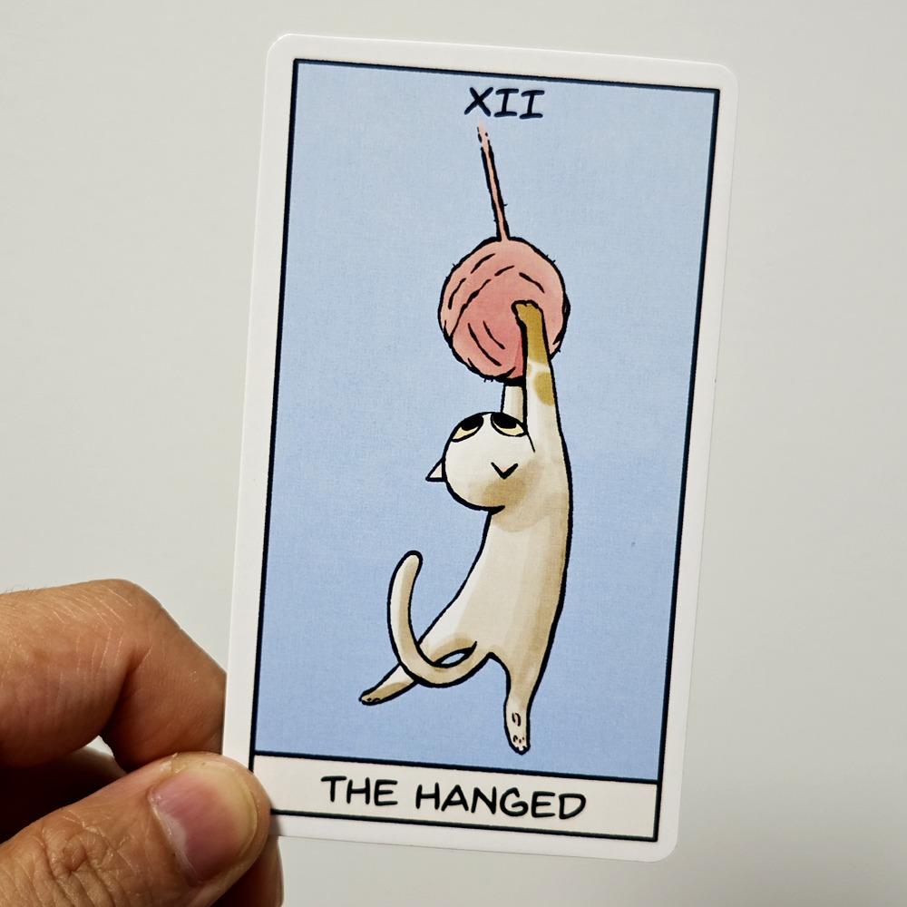 Catomancy Tarot Soft Cat Paws A Complete 78 Tarot Deck From Your Personal CATOMANCER 10.3*6cm