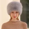 Autumn and winter furry basin hat versatile, warmth and cold protection, thick big head circumference for face enhancement, small plush bucket hat