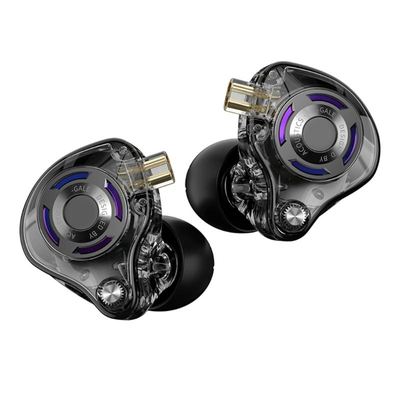 Premium Gaming Earphones Enhances Low Frequency Performances Wire Headphones Tuning Replaceable Cable Secures Fit