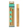 Etui En Bambou - Naturel - Accessoires De Salle De Bain - Antibactérien - Biodégradable - Blanc