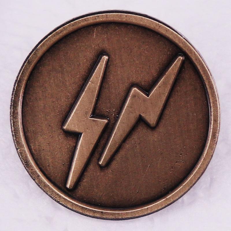 Hiroshi Fujiwara Fragment Design Lightning Logo Retro Brooch