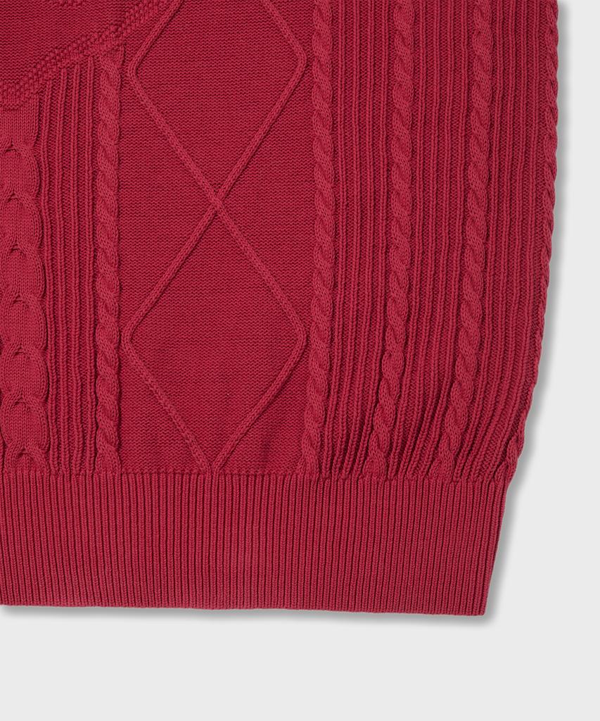 AMFEAST Seaman Washed Cotton Knit Washed Red...
