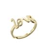 2024 Fashionable Stainless Steel Butterfly Cat Pineapple Heart Adjustable Ring