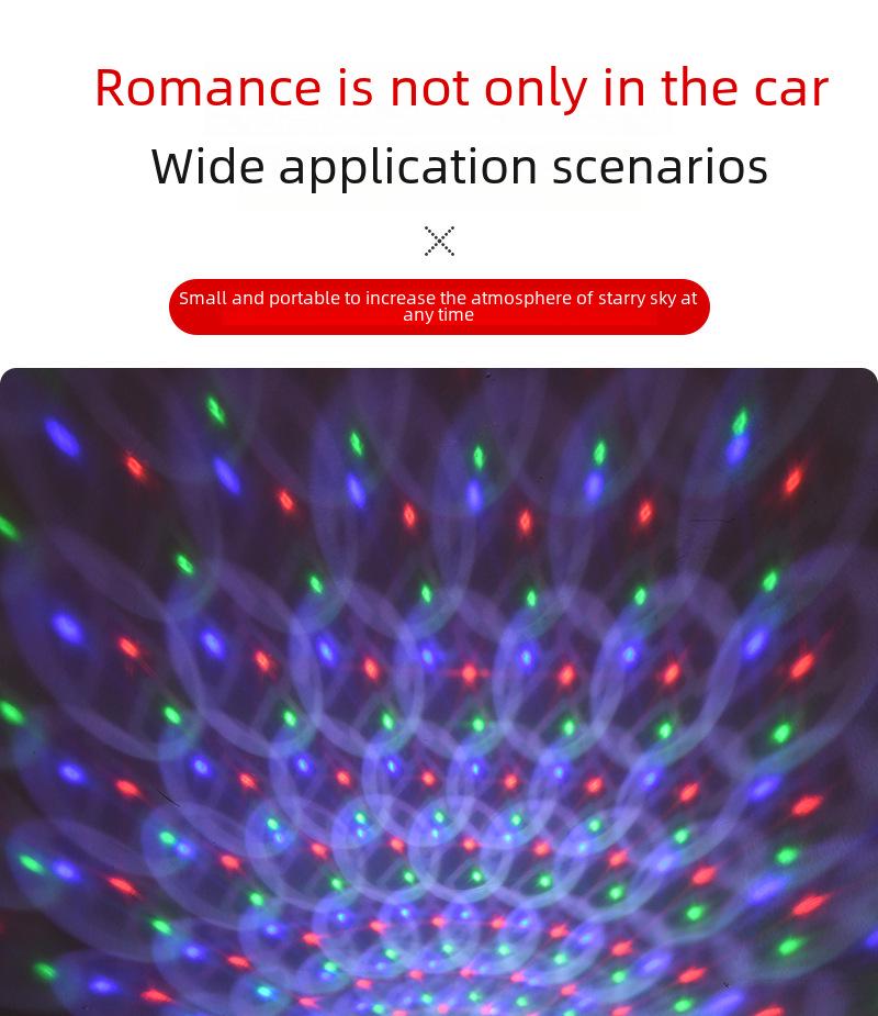 Colorful Voice-Controlled Mini LED Disco Ball Lamp - Starry Projection and Stage Lighting