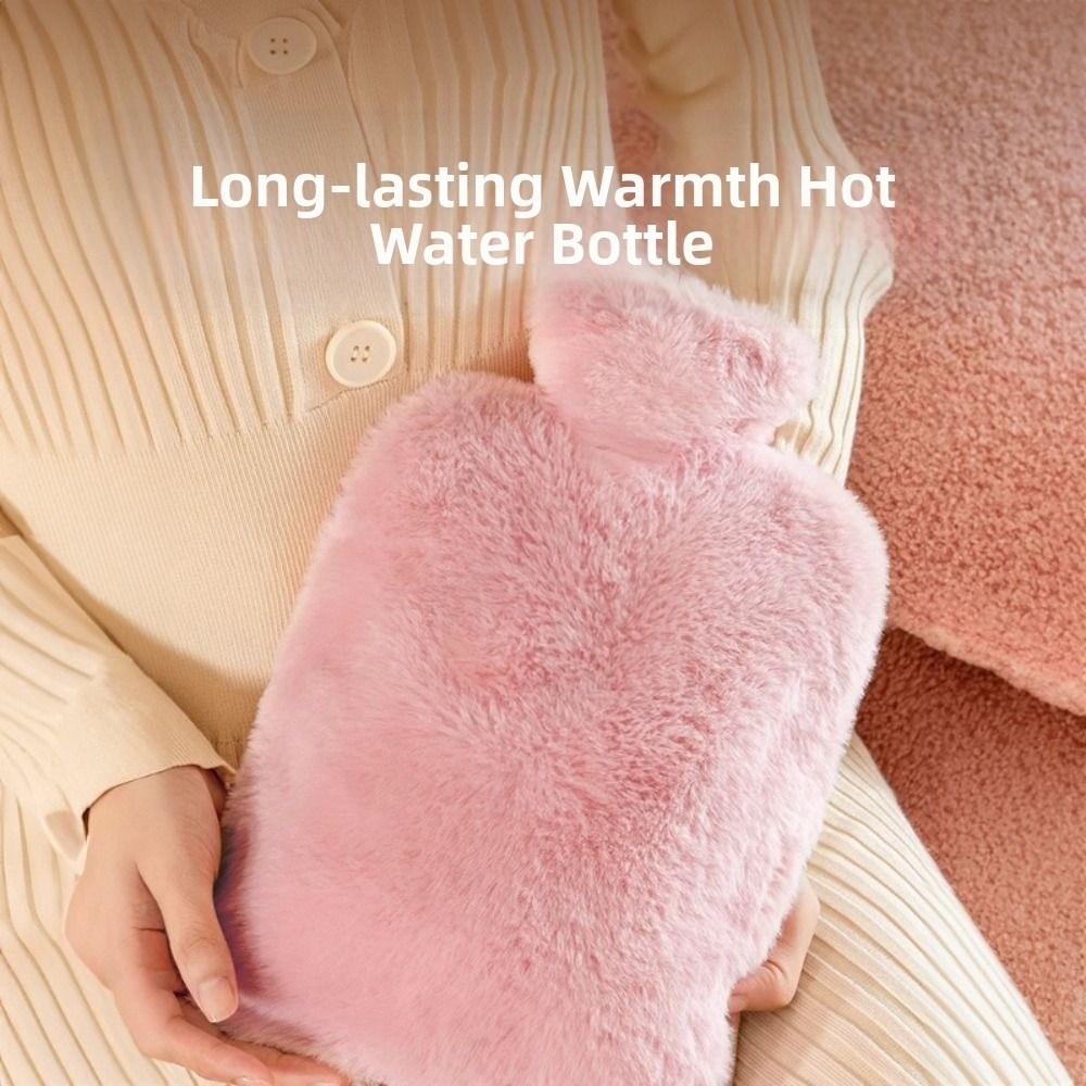 2000ml Hot Water Bottles Removable Hand Warmers Portable Warm Water Bag  Gifts