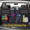 Auto Storage Organizer Car Trunk Bag Universal Large Capacity Backseat Storage Bag Trunk Cargo Mesh Holder Pocket car organizer
