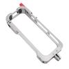 Protective Cage Fit for Insta360 X5 Action Camera Aluminum Camera Housing Case Frame with Cold Shoe Mount 1 4 Inch