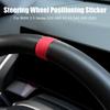 Car Steering Wheel Positioning Sticker For BMW 3 5 Series G20 G60 X3 X5 G45 G05 2025 Decorative Sticker Car Interior Access L4S5