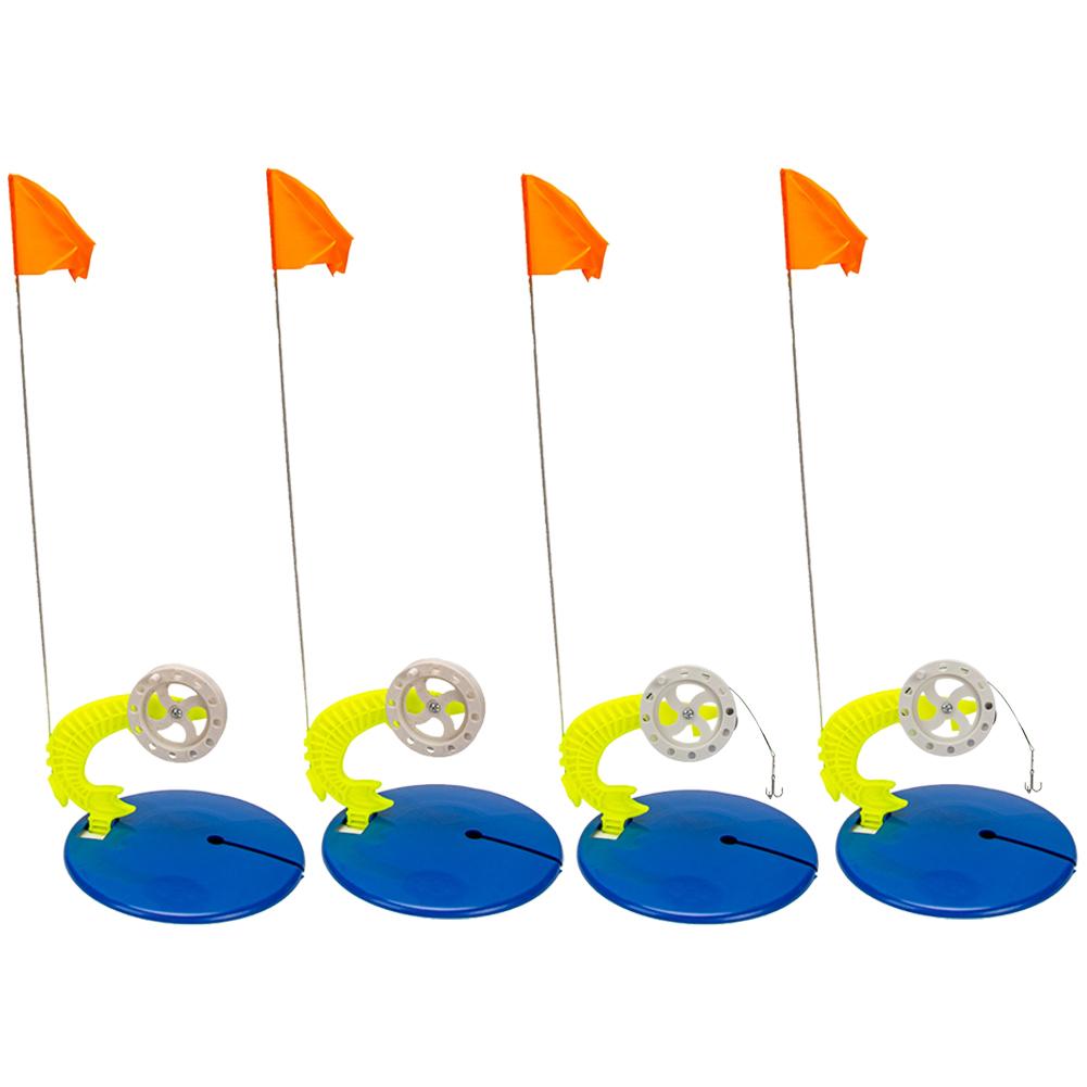 

2 шт. флаг с кончиком вверх для зимней рыбалки с катушкой, рыболовные снасти, индикаторы удара для зимней рыбалки, флаг для зимней удочки для рыбалки