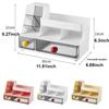 Drawer-Type Cosmetic Organizer Dustproof Design Large Capacity Dormitory Storage Box for Vanity Table Skincare Beauty Products
