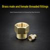 Copper Reducing Threaded Coupling Adapter for Male/Female: 1/2", 3/8", 1/4", 1/8" Connector