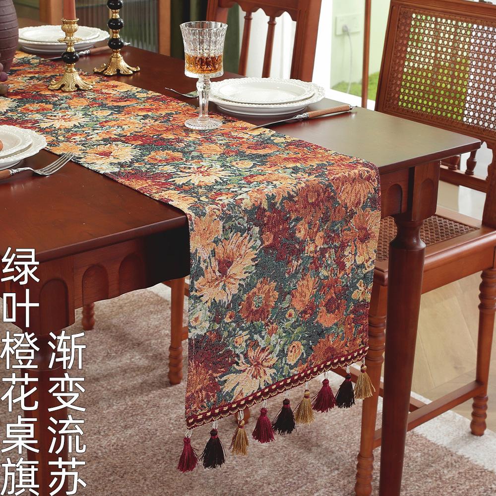 American Decorative Tablecloth Ethnic Pastoral Atmosphere Table Flag Household Tablecloth Rectangle