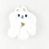 Cute Cartoon Animal Plush Hair Scrunchie, Large Fluffy Hair Tie Elastic Ponytail Holder for Women Girls