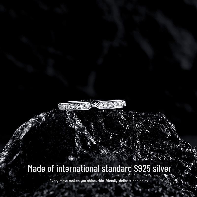 Elegant Moissanite Wedding Ring In 925 Sterling Silver – High-End, Versatile Design