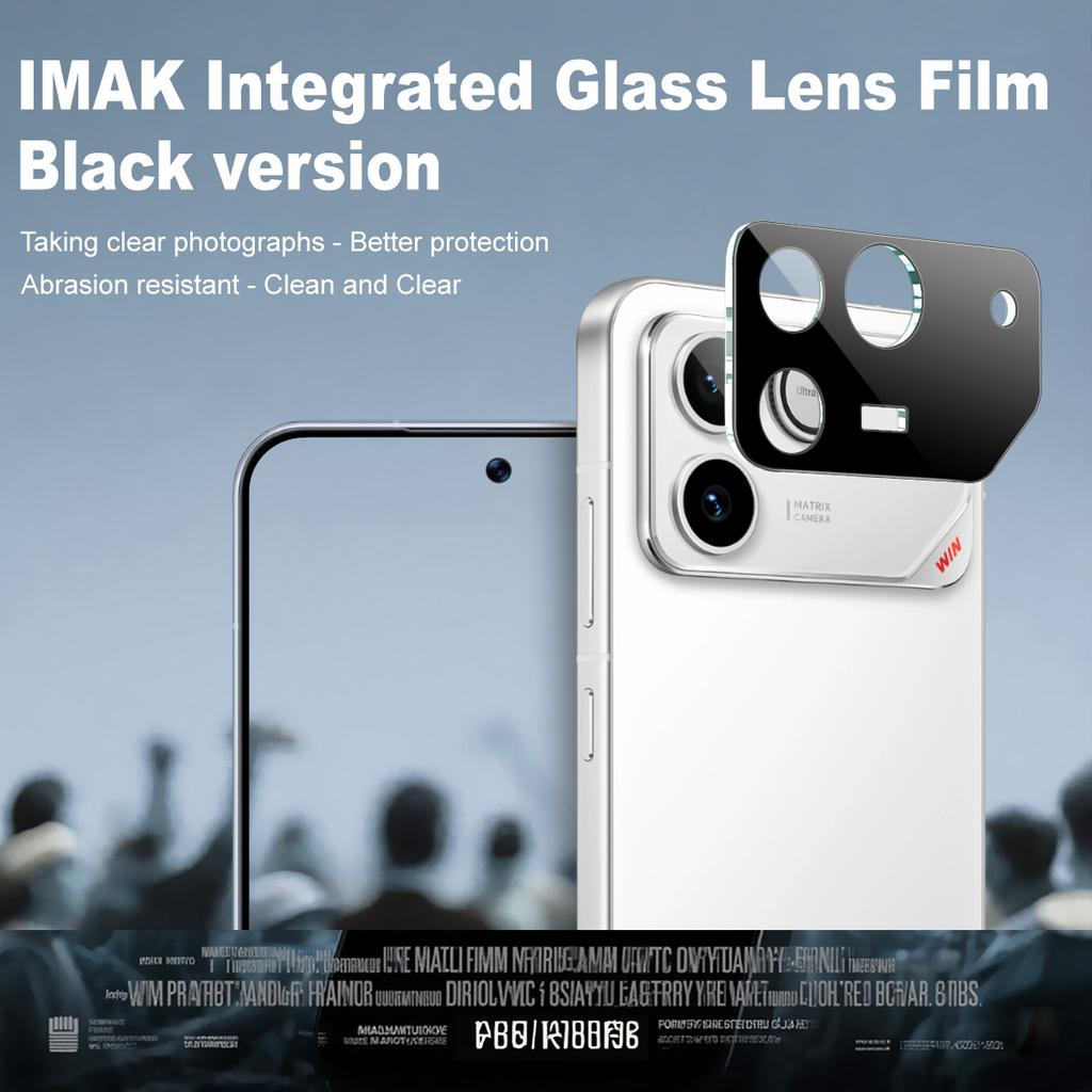 For Honor WIN RT 5G Glass IMAK High Definition Integrated Glass Lens Film Black Version