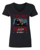 Trump Won Get Over It 2024 Elections 47th President Ladies039 V-Neck Tshirt