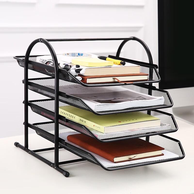 COUVEZI Metal Desk File Organizer