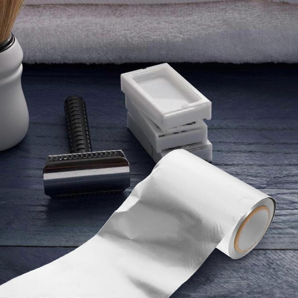 Hairdressing Foil Roll 50m Thick Silver Sheets for Hair Coloring Highlights and Perms