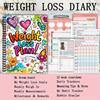 104 Pages Weight Loss Plan Book 12 Weeks Diet Meal Notepad High Quality Fitness Journal  Health