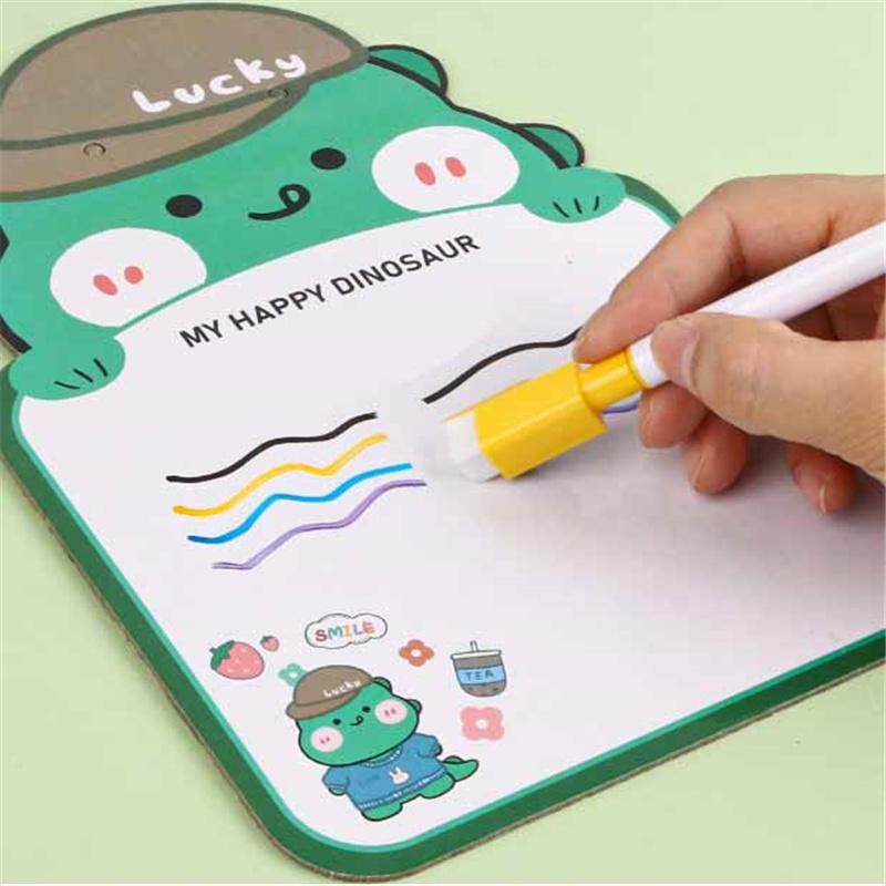8pcs/set Erasable Whiteboard Markers Vibrant Colors & Black for Kids Drawing Office & School Stationery Gift