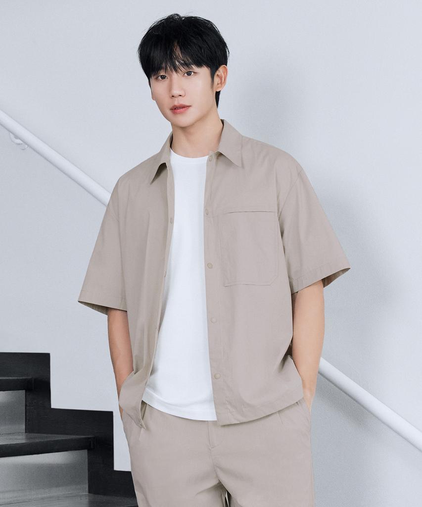 MINDBRIDGE String Oversized Short Sleeve Shirt - 3 Colors