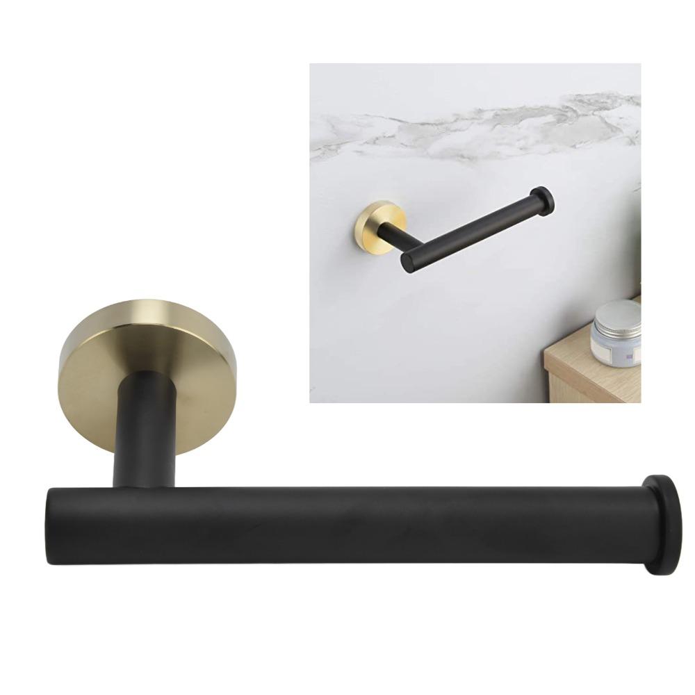 304 Stainless Steel Tissue Roll Holder Wall-Mounted Paper Towel Holder Home Use
