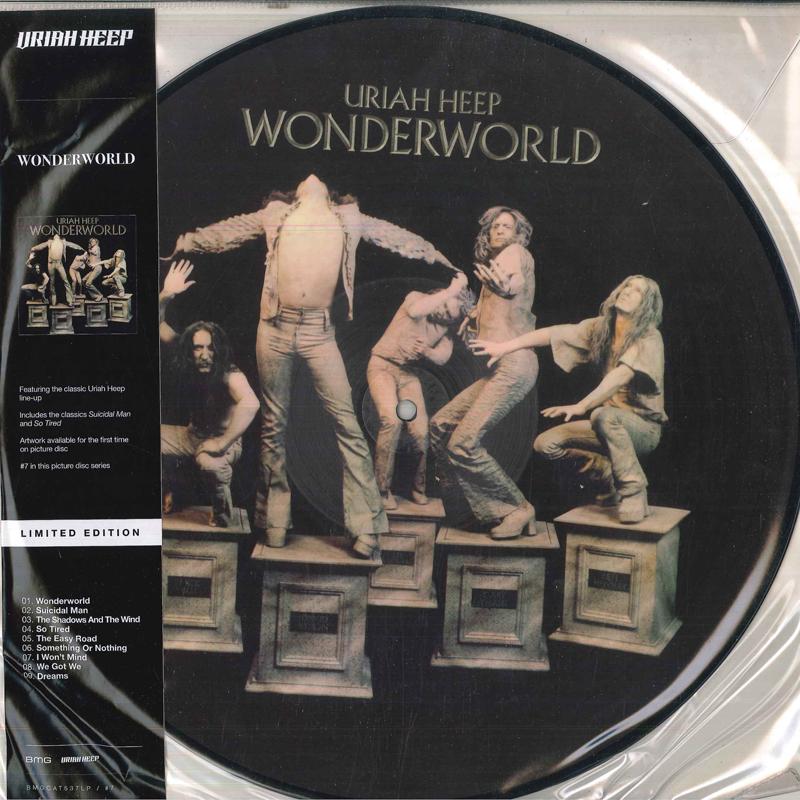 

LP Record URIAH HEEP - Wonderworld BMGCAT537LP#7 BMG, Uriah Heep 2023 Europe Rock