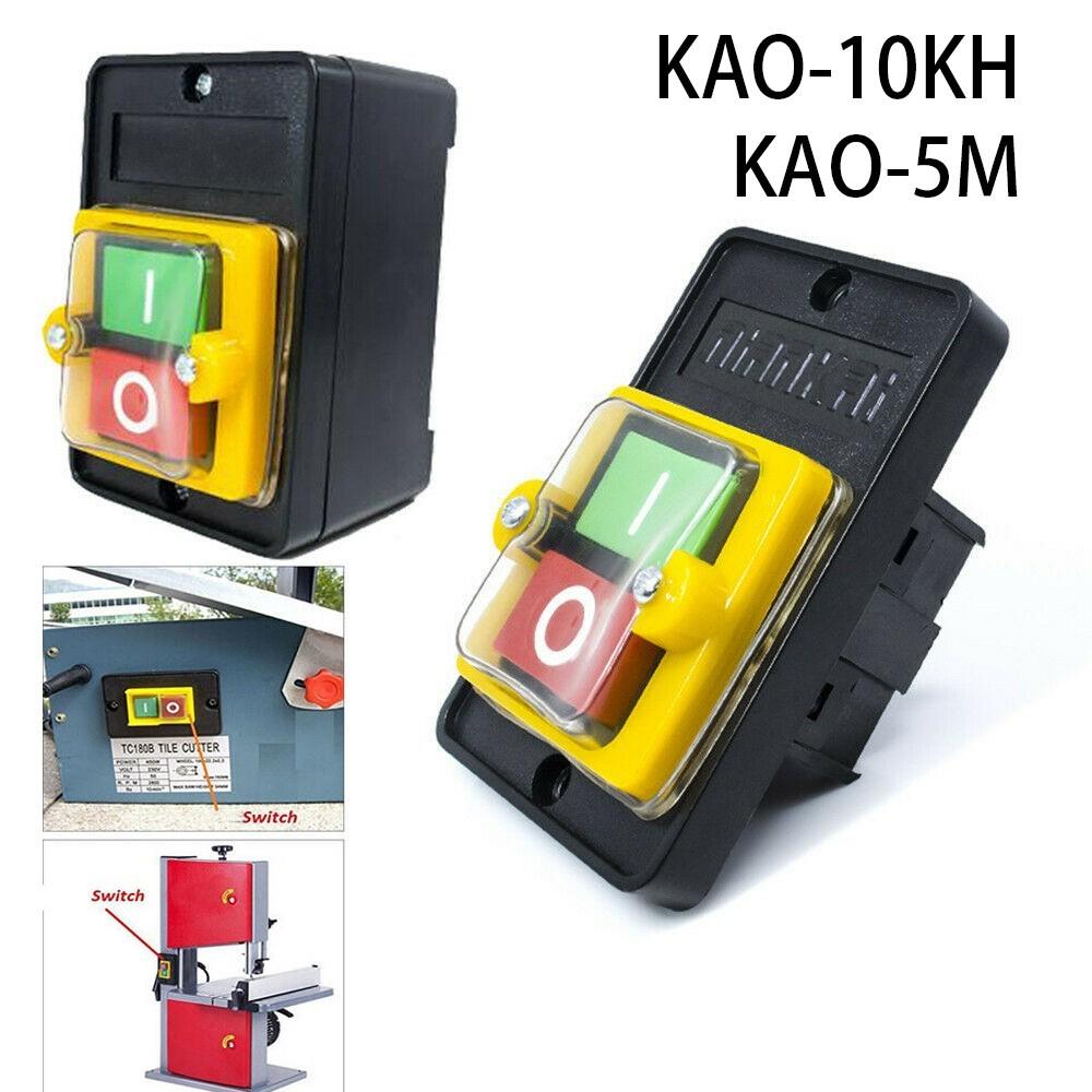 

Switch Fit For 10A AC 220/380V Machine Drill ON OFF KAO-5M