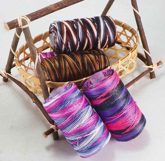 100g New Summer Crochet Yarn 1.5mm Cord Thin Ice Cotton Thread for Hand Knitting Bag Hat Shoes Hilo Yarn