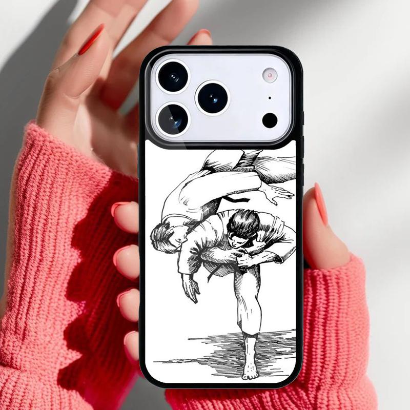 Judo Phone Case for iPhone 17 16 15 14 13 Pro Max Back Cover for 12 11 Pro Coque