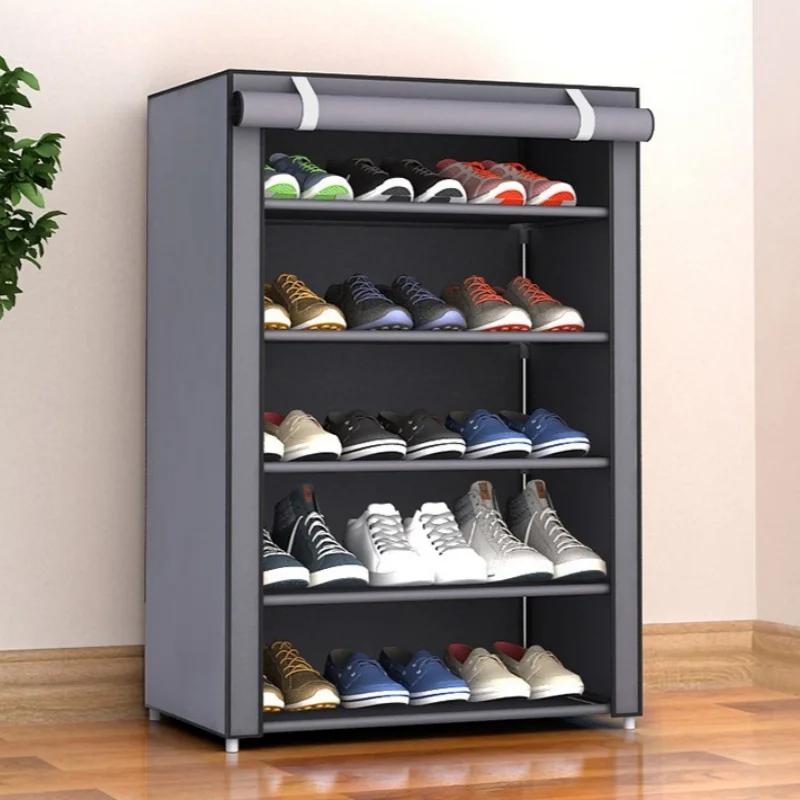 Multi-tier Combination Shoe Rack Home Bedroom Living Room Dustproof Storage Shoe Cabinet Dormitory Simple Shoe Organizer