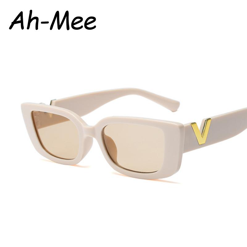 Protective Glasses Fashion Rectangle Sunglasses Women Vintage Small Frame Sun Glasses Ladies Classic Black Square Eyeglasses