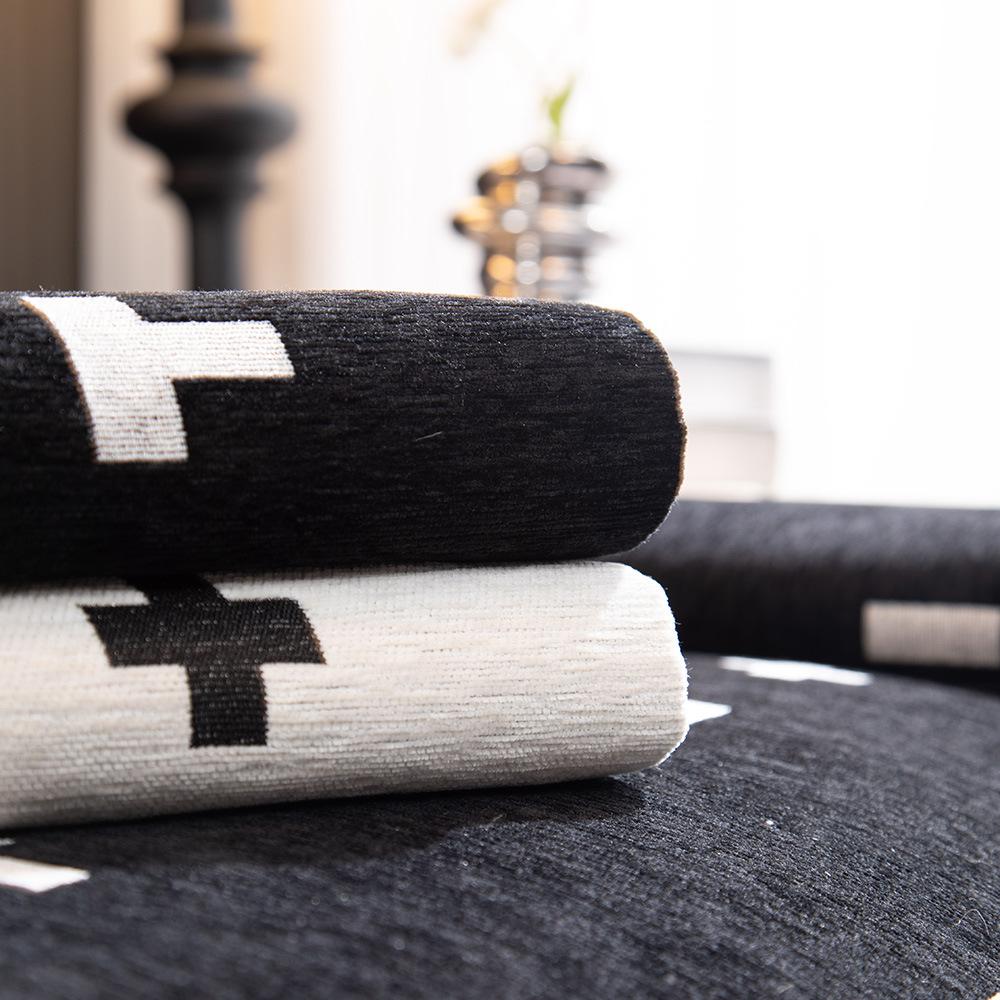 Simple Sofa Cushion Towel Universal High-End Non-Slip Chenille Straight Sofa Cover Cloth Towel Anti Cat Scratch Backrest Cover