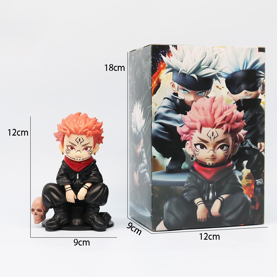 jujutsu kaisen anime figure 3 style satoru gojo action figure lord of the curse sukuna statuette collection model doll toys