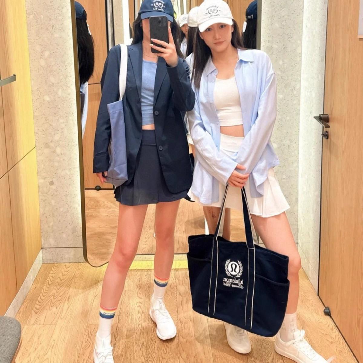 Холщовая сумка-тоут Lulu 20 л с несколькими карманами - Сумка большой вместимости чёрный