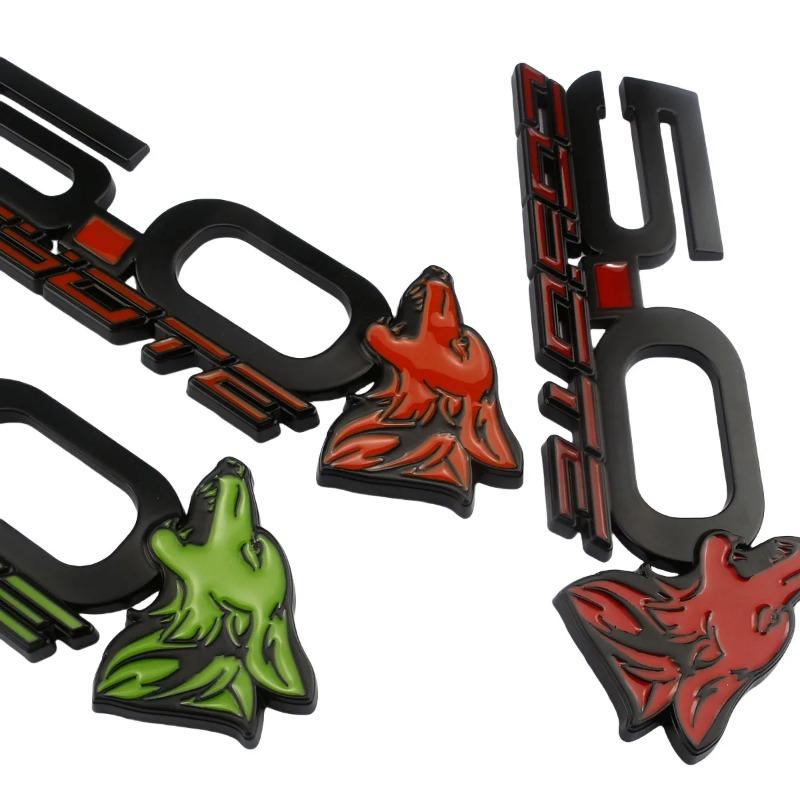 2Pcs New 3D Metal 5.0 Coyote Mach Logo Badge Emblem Decals Sticker For Mustang Dark Horse Shelby GT GT350 GT500 Accessories