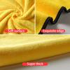 30x30/60CM Car Wash Microfiber Towel Cleaning Drying Cloth Hemming Care Cloth Detailing Wash Towel For BMW Toyota Kia Honda Ford