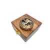 Antique Finish Brass 2" Sundial Compass Nautical Marine Old Vintage Pocket Style Gift Brass Round Sundial Compass