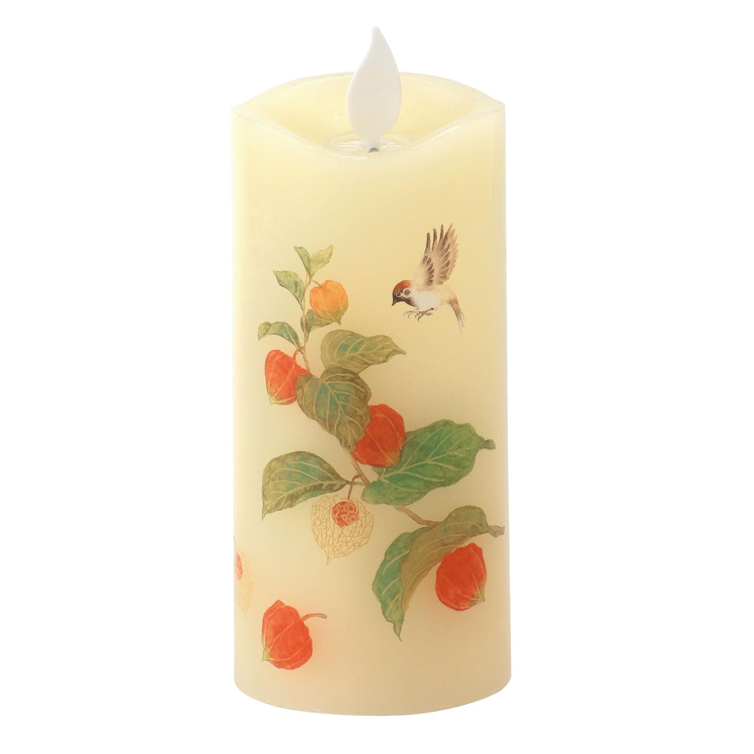 

Kameyama Irohaakari S Ground Cherry LED Candle, Compact Size