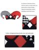 April Fools Day Funny Clown Hat Black White Plaid Polka Dot Party Stage Headwear