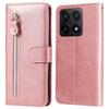 For Xiaomi 14T Case Zipper Wallet Calf Texture PU Leather Phone Cover