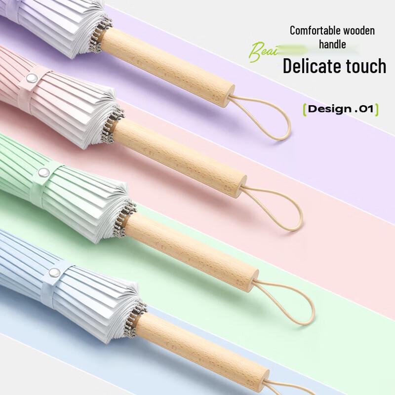 MAYDU Automatic Gradient Long Handle Umbrella