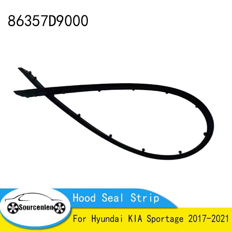 86357-D9000 86357D9000 Valve Gasket Cover Front Bumper Hood Seal Strip for Hyundai KIA Sportage 2017-