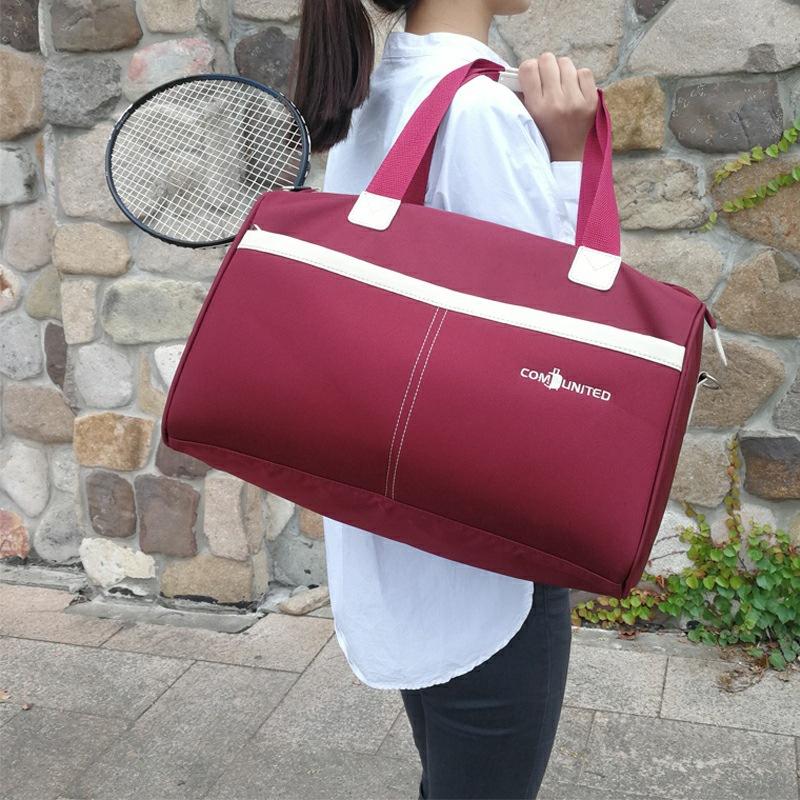 Large Capacity Foldable Lightweight Travel Bag Sports Yoga Fitness Short Distance Portable Crossbody Travel Bag