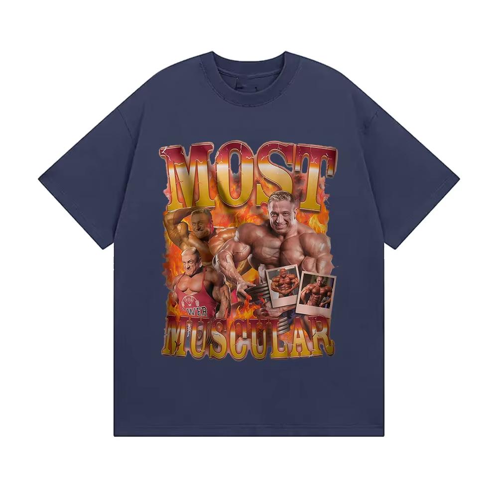 Markus Ruhl Gym Funny Meme T Shirt Unisexs Vintage High Quality Fashion Tshirts Unisex Casual Cotton Short Sleeve Tshirt Streetwear