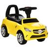 Children's Ride-On Car with Steering Wheel, Headlights and Integrated Music, Children's Car In PP and Metal, 63.5x28x36 Cm, Yellow