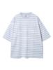 Pocket Border SUPER BIG USA Cotton Heather [Good Wear] T-Shirt Men's Women's (S, Gray)