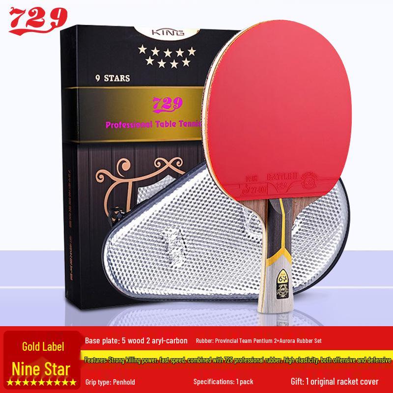 Genuine 729 Table Tennis Racket 123456789 - Beginner To Pro Level