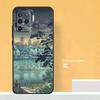 Japanese Style Ukiyo-e Art Case For Oppo A18 A38 A58 A78 A98 A5 Pro A6 A15 A54 A74 A94 A17 A57 A80 A60 A40 A16 A76 A96